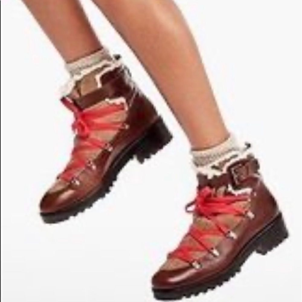 Nine West Hiking Boots Size 6.5 Brown Orynne - Picture 3 of 6